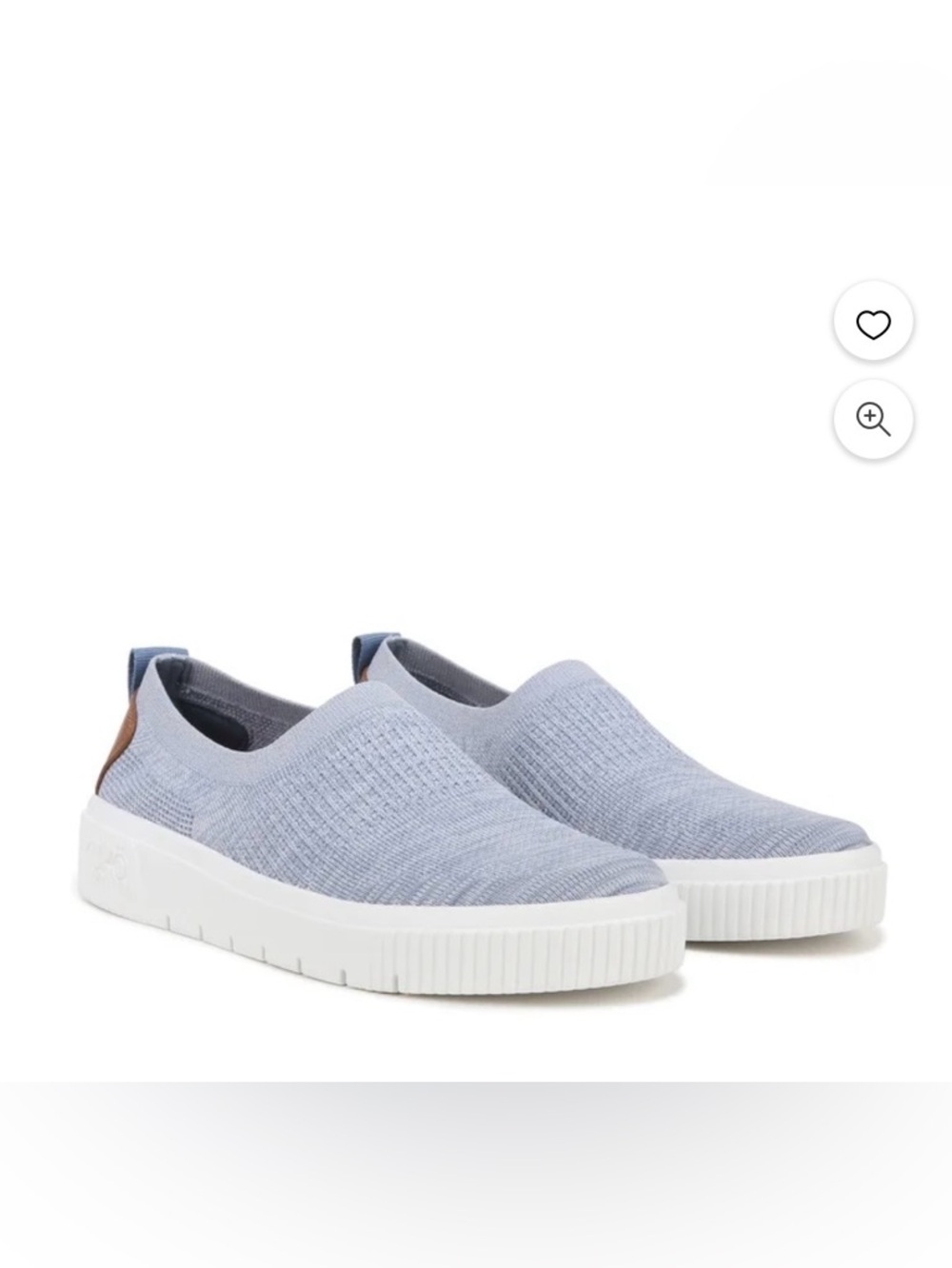 Ryka Vista Slip-On Knit Casual Sneakers - Light Blue 9W